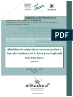 Modelos de Comercio y Consumo Justos y Transformadores en Lo Local y en Lo Global