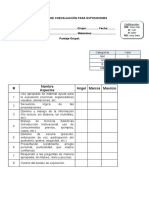 Hoja de Coevaluación para Exposiciones