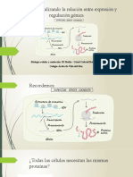 Biología celular y molecular III Medio - Control de la regulación genica en eucariontes y procariontes -