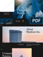 Company Profile: Wardiere Inc