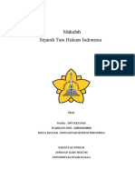 SEJARAH TATA HUKUM INDONESIA