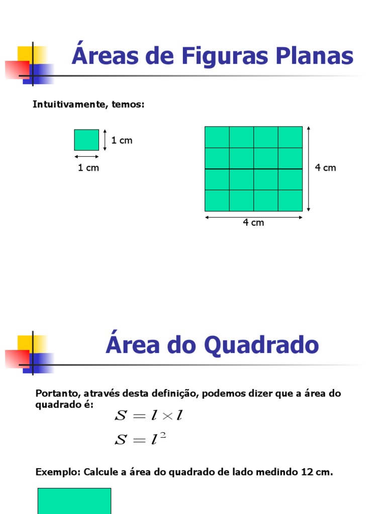 Cálculo de Áreas de Figuras Planas | PDF | Área | Triângulo