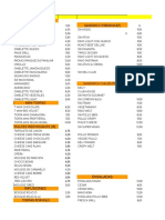 Control Servicio A Domicilio NOVIEMBRE 2021 - PRECIOS EN DIVISAS