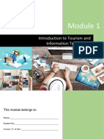 Introduction to Tourism and IT: Information-Intensive Industry