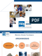 Argamassas: Propriedades e Aplicações