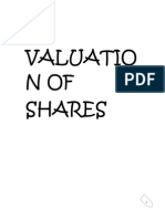 Valuation of Shares