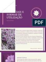 apresentação 05ÓLEOS ESSENCIAIS E FORMAS DE UTILIZAÇÃO