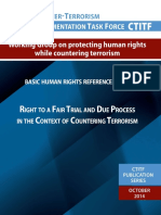 FairTrial Counter Terrorism International Standards