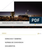 Indicaciones Finales