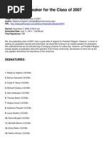 Download Graduation Speaker 2007 by protsurgebot SN59913075 doc pdf