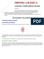 Tema 6 - El Transistor de Unión Bipolar BJT