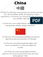 A China É o Maior País Mais Populoso Do Mundo Co