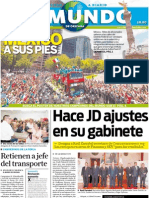 Portada El Mundo de Orizaba 12 de julio de 2011