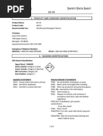 Kay-5 Sanitizer/Cleaner Safety Data Sheet | PDF | Toxicity | Dangerous ...