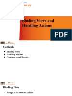 6.binding Views and Handling Actions
