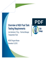 NGV Fuel Tank Testing Requeriments
