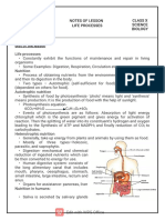 Life Processes