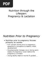 Nutrition During Pregnancy and Lactation