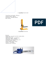 Spesifikasi Alat Pertukangan