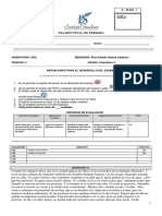 Examen DHC Calendario C Periodo 3