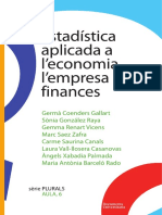 Estadistica Aplicada A L'economia, L'empresa I Les Finances