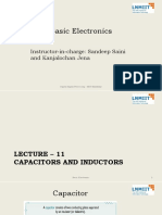 Basics of Capacitors, Inductors and First Order Circuits