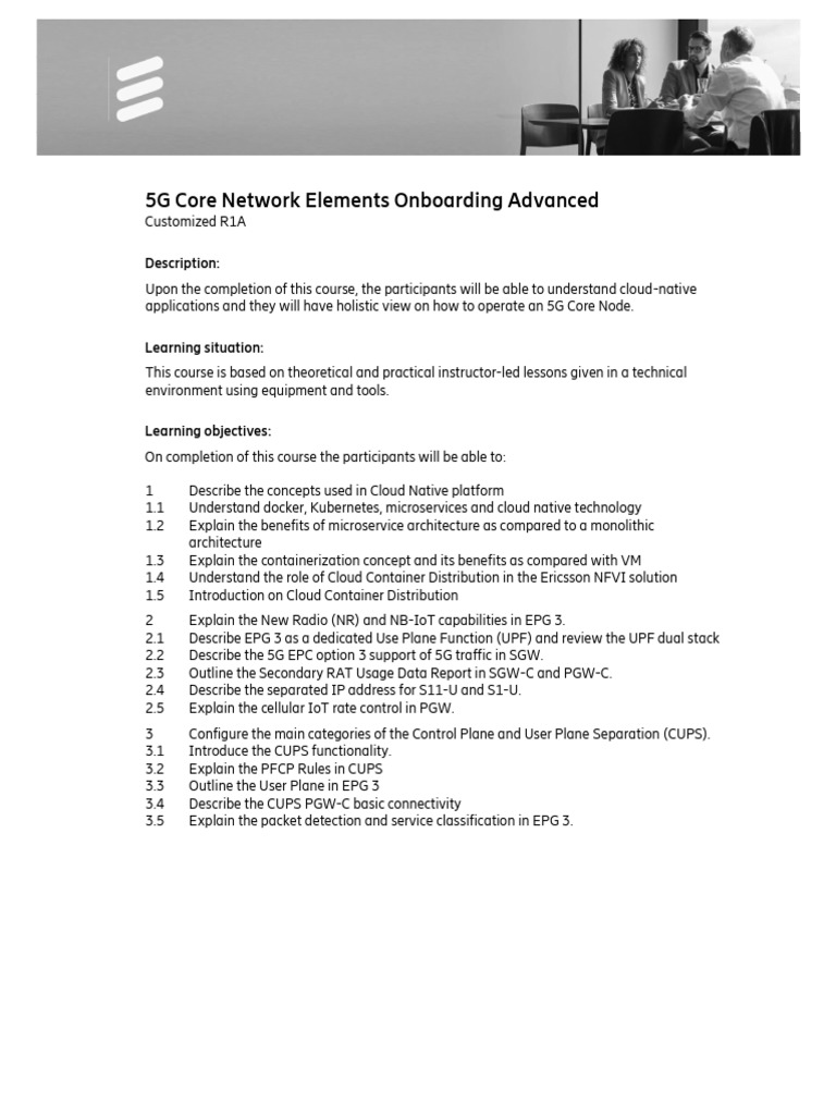 5G Core Network Onb Co Description | PDF | Computer Architecture ...