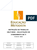 Solicitação de atendimento de TI