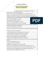 FAQ Coronavirus - Mise Jour 25 Janvier 2022 Version Définitive