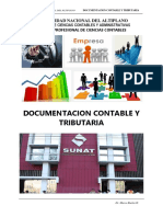Documentacion Contable Y Tributaria: Universidad Nacional Del Altiplano