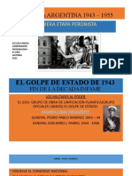 Historia Argentina 1943 – 1955