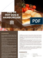 Pão de hot dog e hambúrguer