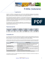 Technical Data Sheet R 600a Gas Servei