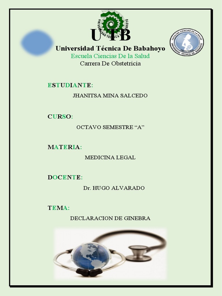 DECLARACION DE GINEBRA PDF