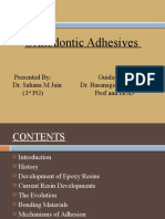 Orthodontic Adhesives 