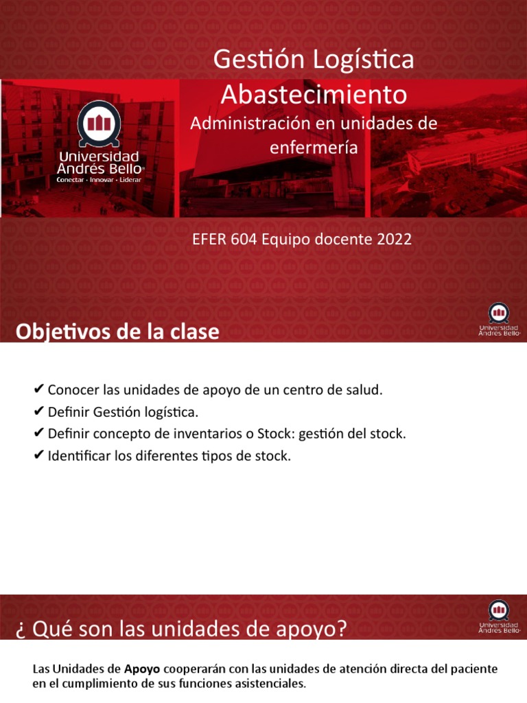 Clase 8. Gestión Logística Abastecimiento | PDF | Logística | Inventario