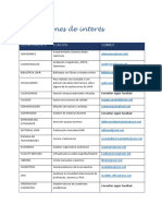 Direcciones de Interes