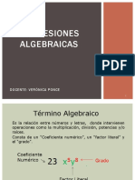 3 Expresiones Algebraicas