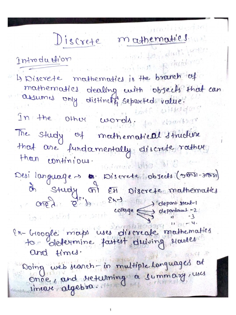 Discrete Mathematics All Units | PDF