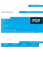 Solicitud de Automovil Formato