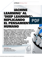 Del Machine Learning Al Deep Learning Replicando El Pensamiento Humano