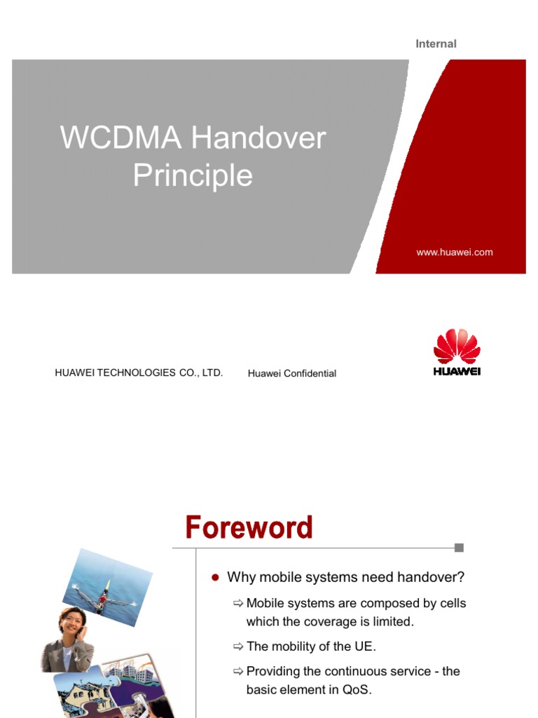 09 Principles of Handover in WCDMA | PDF | High Speed Packet Access | Gsm