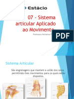 Aula 08 - Sistema Articular Aplicado Ao Movimento