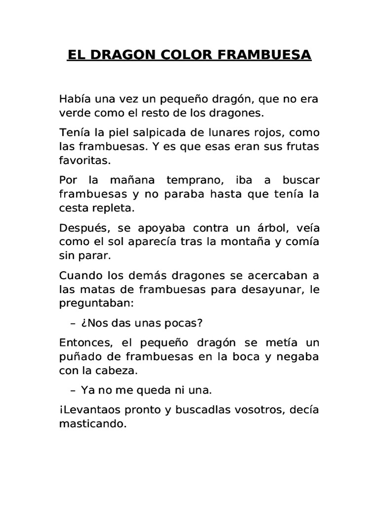 Qdoc - Tips El Dragon Color Frambuesa | PDF