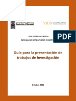 Guía de Trabajos de Investigación - UNFV (Perú)