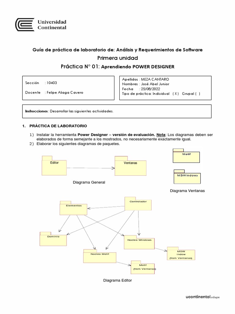 Guía de Laboratorio: Power Designer | PDF | Ingeniería Informática ...