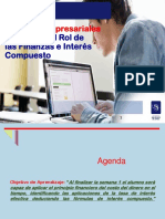 Finanzas Empresariales: Interés Compuesto y Valor del Dinero en el Tiempo