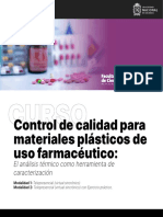 Análisis térmico materiales plásticos farmacéuticos