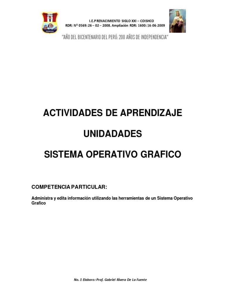 Actividades de Computación para Niños | PDF | Hardware de la ...