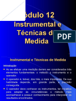 Módulo 12 Instrumental e Técnicas de Medida